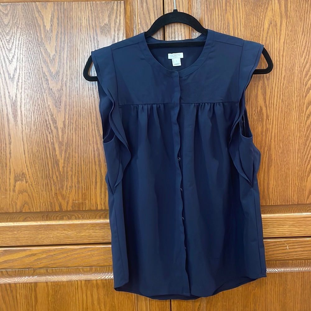 J. Crew size 8 dressy tank top